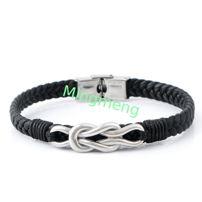 Cuero explosivo hebilla magnética brazalete masculino tendencia retro accesorio simple brazalete