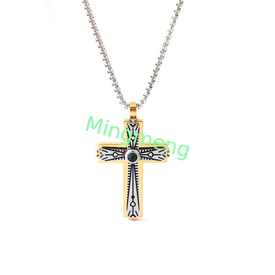 Collar de acero inoxidable personalizado.