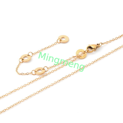 Collar de oro de acero inoxidable, lujo ligero, collar de clavícula de alta gama, temperamento, diseño de alta gama para mujeres, cadena de clavícula, nuevo estilo