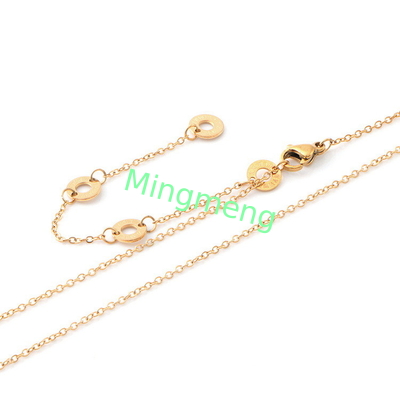 Collar de oro de acero inoxidable, lujo ligero, collar de clavícula de alta gama, temperamento, diseño de alta gama para mujeres, cadena de clavícula, nuevo estilo