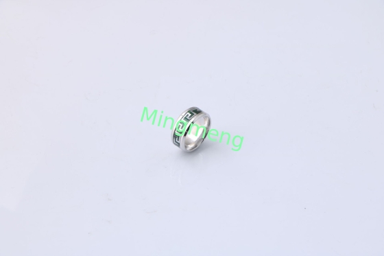 Anillo de acero de titanio personalizado para hombres y mujeres