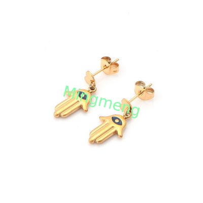 Nicho de lujo ligero de alta gama de los pendientes de mujer con temperamento y diseño de alta gama, de acero inoxidable de los pendientes de mujer nuevo estilo