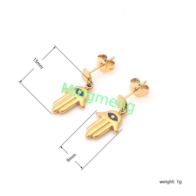 Nicho de lujo ligero de alta gama de los pendientes de mujer con temperamento y diseño de alta gama, de acero inoxidable de los pendientes de mujer nuevo estilo