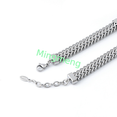 Acero inoxidable anclaje de cadena dominante personalizado brazalete masculino diseño de nicho de hip-hop