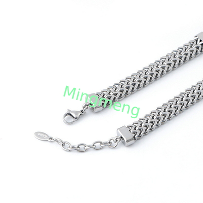Acero inoxidable anclaje de cadena dominante personalizado brazalete masculino diseño de nicho de hip-hop