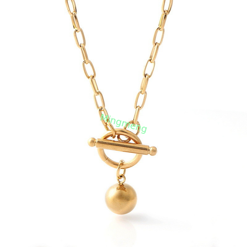 Colgante femenino de acero inoxidable, de alta gama y exquisito, accesorio de venta caliente, collar femenino, colgante de moda y personalizado